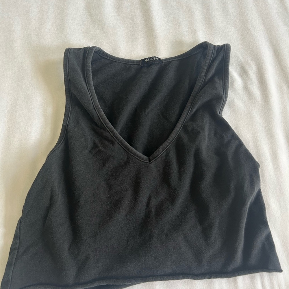 Brandy Melville Black Sleeveless Women's Top